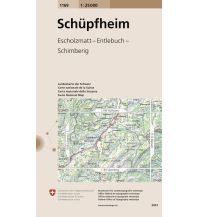 Wanderkarten Schweiz & FL Schüpfheim 1:25.000 Bundesamt für Landestopographie