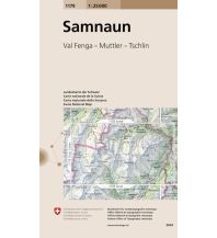 Wanderkarten Tirol Landeskarte der Schweiz 1179, Samnaun 1:25.000 Bundesamt für Landestopographie