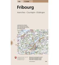 Hiking Maps Switzerland 1185 Fribourg Bundesamt für Landestopographie