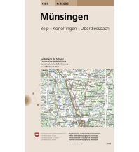 Wanderkarten Landeskarte der Schweiz Münsingen Bundesamt für Landestopographie