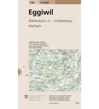 Wanderkarten Schweiz & FL Landeskarte der Schweiz 1188, Eggiwil 1:25.000 Bundesamt für Landestopographie