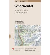 Wanderkarten Schweiz & FL Landeskarte der Schweiz 1192, Schächental 1:25.000 Bundesamt für Landestopographie
