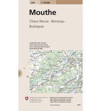 Hiking Maps Switzerland 1201 Mouthe Bundesamt für Landestopographie