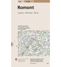 Hiking Maps Switzerland 1204 Romont Bundesamt für Landestopographie