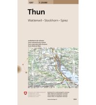 Wanderkarten Schweiz & FL Landeskarte der Schweiz 1207, Thun 1:25.000 Bundesamt für Landestopographie