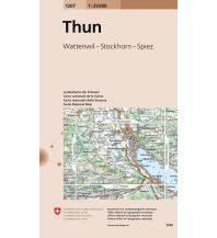 Wanderkarten Landeskarte der Schweiz 1207, Thun 1:25.000 Bundesamt für Landestopographie