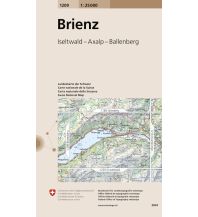 Wanderkarten Schweiz & FL Landeskarte der Schweiz 1209, Brienz 1:25.000 Bundesamt für Landestopographie