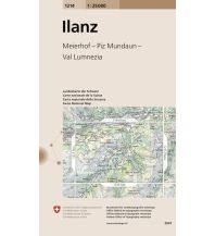 Hiking Maps Switzerland 1214 Ilanz Bundesamt für Landestopographie