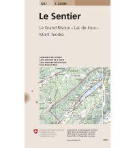 Hiking Maps Switzerland 1221 Le Sentier Bundesamt für Landestopographie
