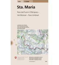 Hiking Maps Switzerland 1239 Sta. Maria Bundesamt für Landestopographie