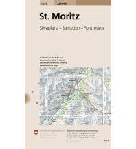 Hiking Maps Switzerland 1257 St. Moritz Bundesamt für Landestopographie