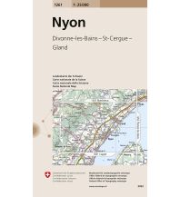 Hiking Maps Switzerland 1261 Nyon Bundesamt für Landestopographie