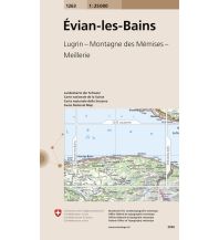 Wanderkarten Landeskarte der Schweiz Évian-les-Bains Bundesamt für Landestopographie
