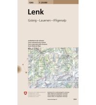 Wanderkarten Schweiz & FL Landeskarte der Schweiz 1266, Lenk 1:25.000 Bundesamt für Landestopographie