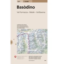 Wanderkarten Schweiz & FL Landeskarte der Schweiz 1271, Basòdino 1:25.000 Bundesamt für Landestopographie
