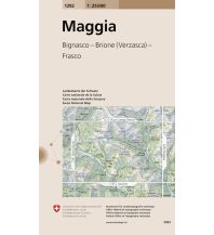 Wanderkarten Schweiz & FL Landeskarte der Schweiz 1292, Maggia 1:25.000 Bundesamt für Landestopographie