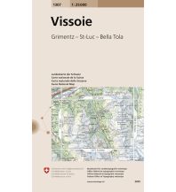 Hiking Maps Switzerland xxx - 0.000101089477539061307 Vissoie Bundesamt für Landestopographie