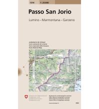 Hiking Maps Switzerland 1314 Passo San Jorio Bundesamt für Landestopographie