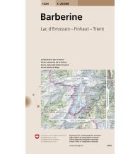 Wanderkarten Schweiz & FL Landeskarte der Schweiz 1324, Barberine 1:25.000 Bundesamt für Landestopographie