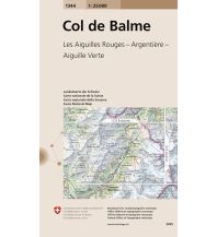 Wanderkarten Frankreich Landeskarte der Schweiz 1344, Col de Balme 1:25.000 Bundesamt für Landestopographie