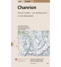 Wanderkarten Schweiz & FL Landeskarte der Schweiz 1346, Chanrion 1:25.000 Bundesamt für Landestopographie