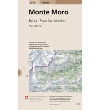 Wanderkarten Schweiz & FL xxx - 0.00011801719665527Landeskarte der Schweiz 1349, Monte Moro 1:25.000 Bundesamt für Landestopographie