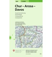 Wanderkarten Schweiz & FL xxx - 9.7036361694336E-5Landeskarte der Schweiz 5002, Chur, Arosa, Davos 1:50.000 Bundesamt für Landestopographie
