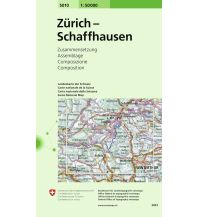 Wanderkarten Schweiz & FL SLK 50 Bl.5010 Schweiz - Zürich - Schaffhausen 1:50.000 Bundesamt für Landestopographie