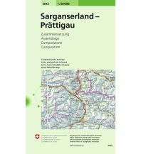Wanderkarten Schweiz & FL SLK 50 Bl.5012 Schweiz - Flumserberge-Prättigau 1:50.000 Bundesamt für Landestopographie