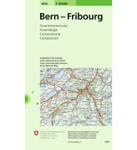 Hiking Maps Switzerland 5016 Bern - Fribourg Bundesamt für Landestopographie