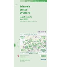 Aviation Charts Segelflugkarte 2025 Bundesamt für Landestopographie