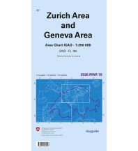 Aviation Charts Zurich Area / Geneva Area 2025 Bundesamt für Landestopographie