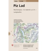Hiking Maps South Tyrol + Dolomites 1199bis Piz Lad Bundesamt für Landestopographie
