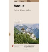 Hiking Maps Vorarlberg 25025 Vaduz Bundesamt für Landestopographie