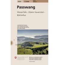 Hiking Maps Switzerland 25101 Passwang Bundesamt für Landestopographie