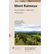 Hiking Maps Switzerland 25102 Mont Raimeux Bundesamt für Landestopographie
