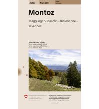Hiking Maps Switzerland 25103 Montoz Bundesamt für Landestopographie