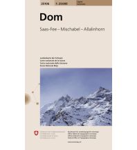 Wanderkarten Schweiz & FL Landeskarte der Schweiz 25106, Dom 1:25.000 Bundesamt für Landestopographie