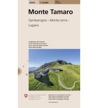 Hiking Maps Switzerland 25107 Monte Tamaro Bundesamt für Landestopographie