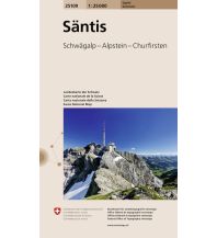 Hiking Maps North Switzerland 25109 Säntis Bundesamt für Landestopographie