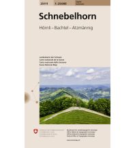 Hiking Maps Switzerland 25111 Schnebelhorn Bundesamt für Landestopographie