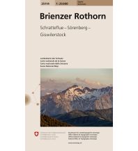 Hiking Maps Switzerland 25114 Brienzer Rothorn Bundesamt für Landestopographie
