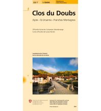222T Clos du Doubs Wanderkarte Bundesamt für Landestopographie