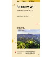 Wanderkarten Schweiz & FL 226T Rapperswil Wanderkarte Bundesamt für Landestopographie