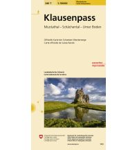 Hiking Maps Switzerland 246T Klausenpass Wanderkarte Bundesamt für Landestopographie