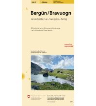 Hiking Maps Switzerland 258T Bergün / Bravuogn Wanderkarte Bundesamt für Landestopographie