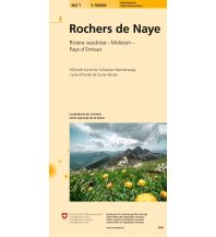 Hiking Maps 262T Rochers de Naye Wanderkarte Bundesamt für Landestopographie