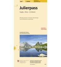 Hiking Maps Switzerland 268T Julierpass Wanderkarte Bundesamt für Landestopographie