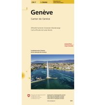 Wanderkarten Schweiz & FL 270T Genève Wanderkarte 1:50.000 Bundesamt für Landestopographie