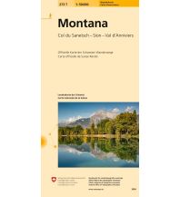 Wanderkarten Schweiz & FL 273T Montana Wanderkarte 1:50.000 Bundesamt für Landestopographie